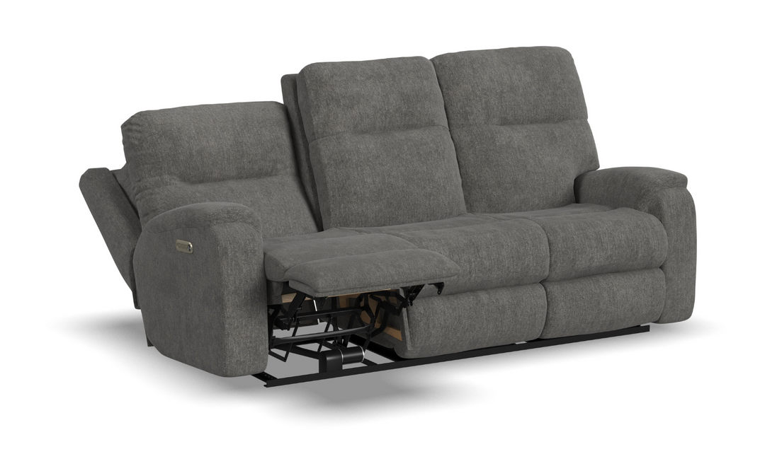 Penn Power Reclining Sofa with Power Headrests & Footrests-jenniferfurniture