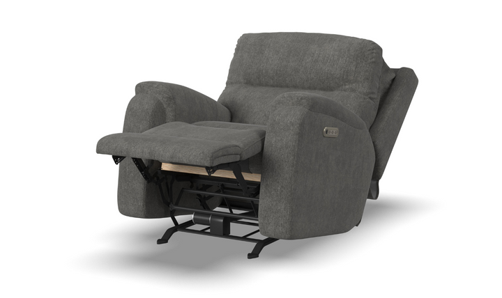 Penn Power Rocking Recliner Chair with Headrest & Footrest-jenniferfurniture