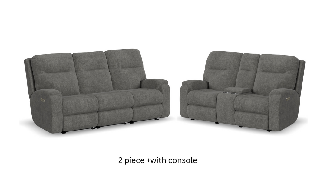 Penn Power Reclining Living Room Set in Fabric