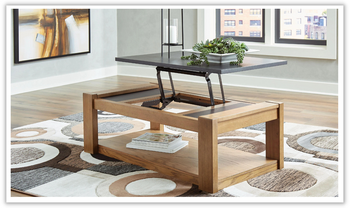 Ashley  Quentina Lift Top Coffee Table