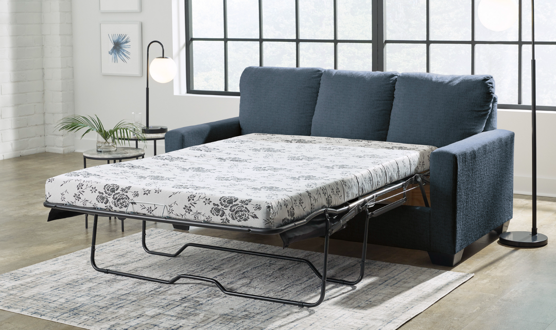 Rannis Fabric Sofa Sleeper with Memory Foam Mattress-Jennifer Furniture