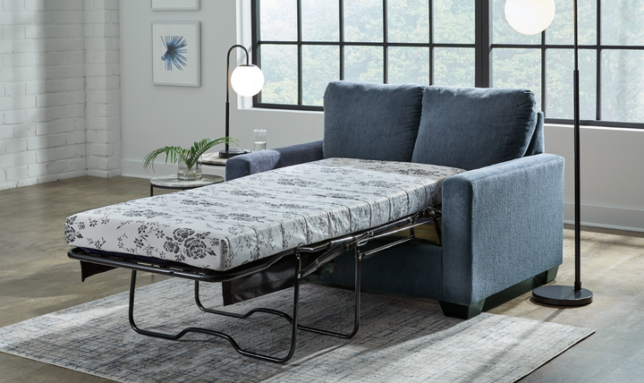 Rannis Fabric Sofa Sleeper with Memory Foam Mattress-Jennifer Furniture