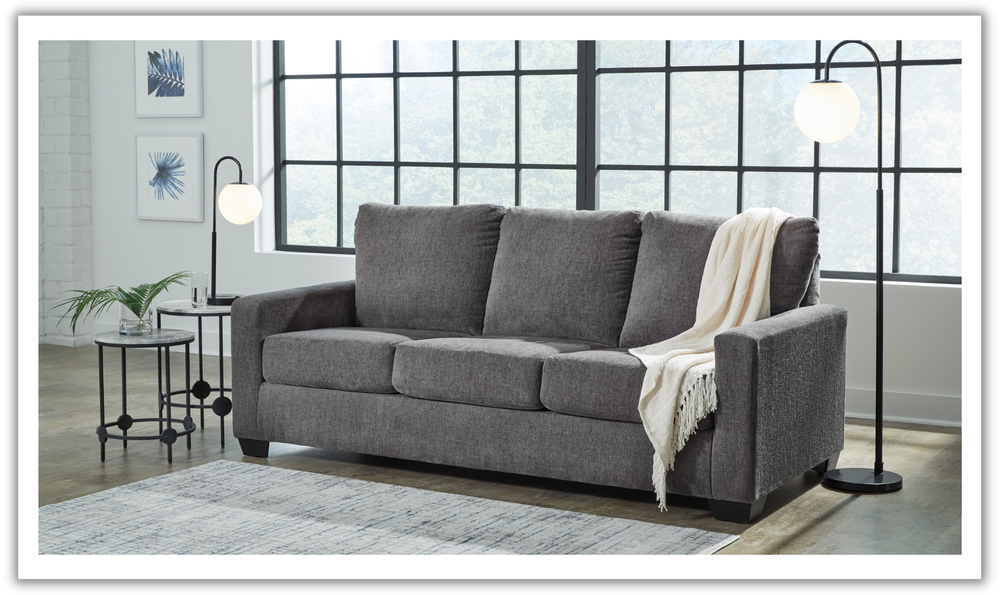 Rannis Fabric Sofa Sleeper with Memory Foam Mattress-Jennifer Furniture