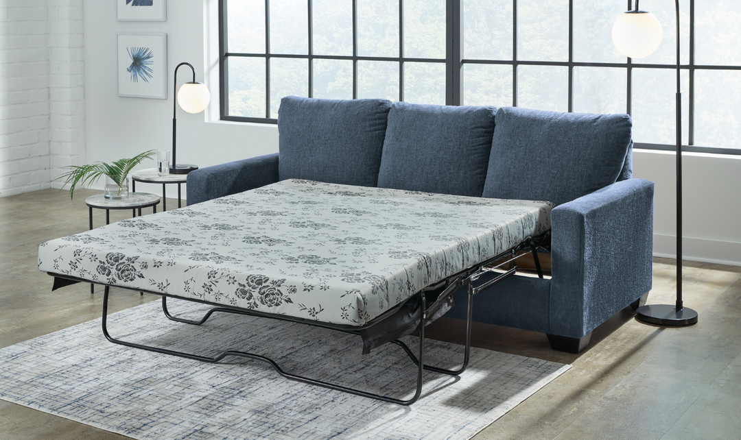 Rannis Fabric Sofa Sleeper with Memory Foam Mattress-Jennifer Furniture