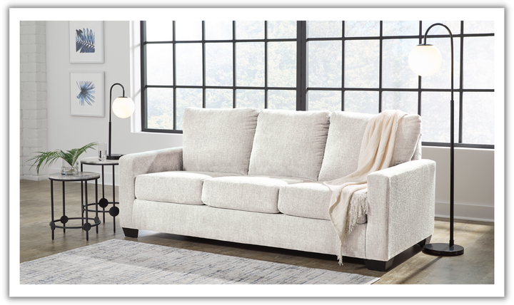 Rannis Fabric Sofa Sleeper with Memory Foam Mattress-Jennifer Furniture