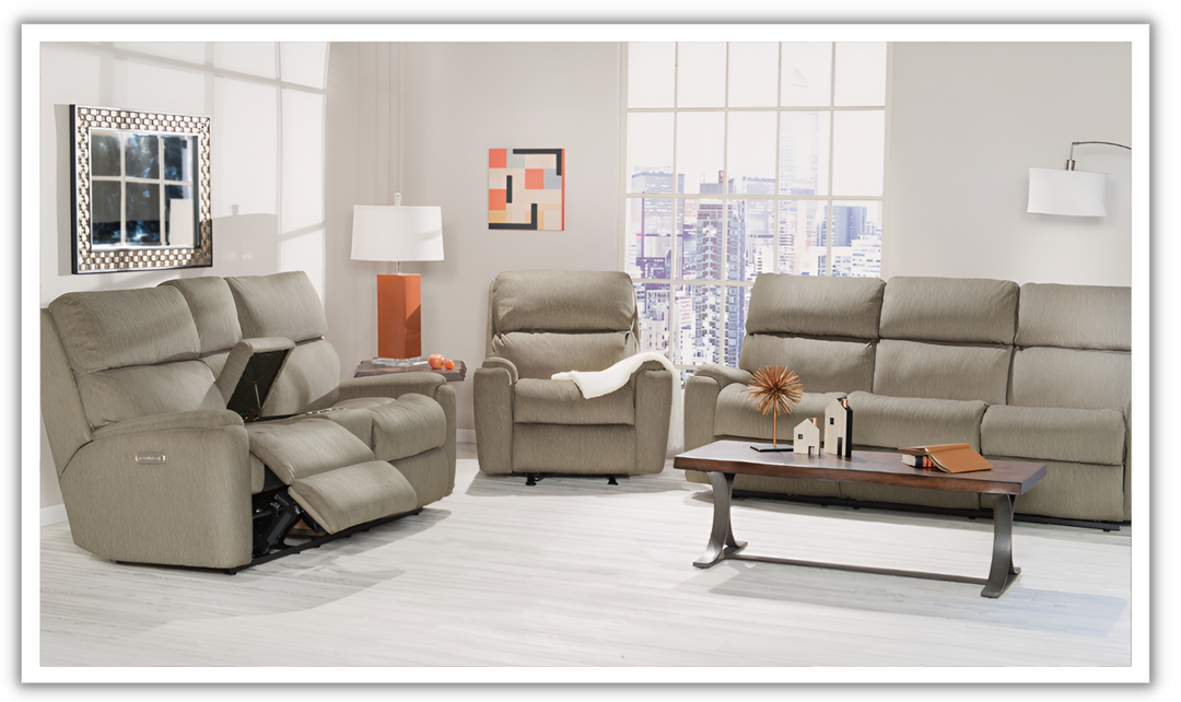 Rio Fabric Power Reclining Loveseat With ConsoleRio Fabric Power Reclining Loveseat With Console-jeniferfurniture