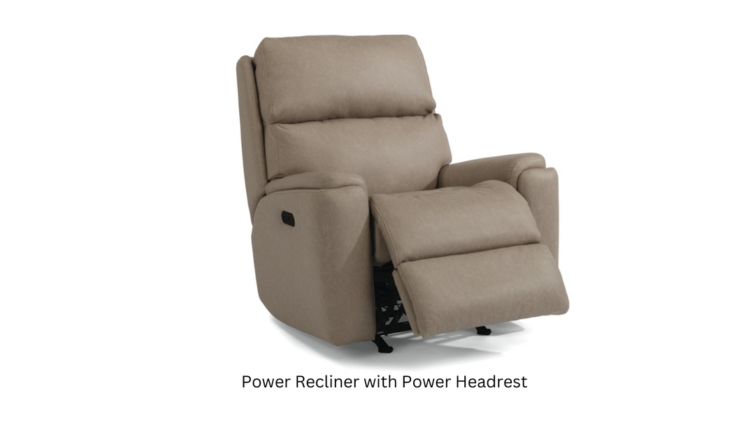 Rio Power Rocking Recliner Fabric Chair With Power Headrest-jenniferfurniture