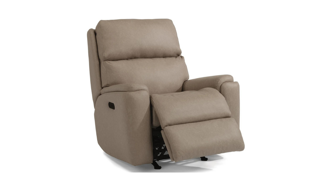 Rio Power Rocking Recliner Fabric Chair With Power Headrest-jenniferfurniture