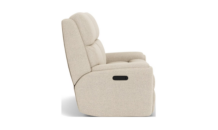 Rio Power Rocking Recliner Fabric Chair With Power Headrest-jenniferfurniture