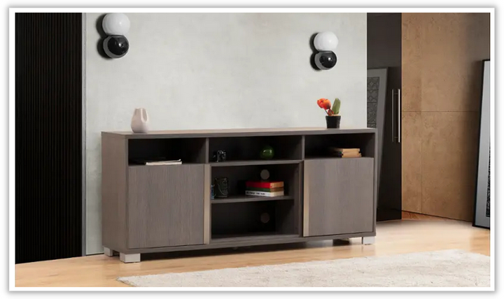 Roma TV Console w/Logs Insert with Fan-forced Heater