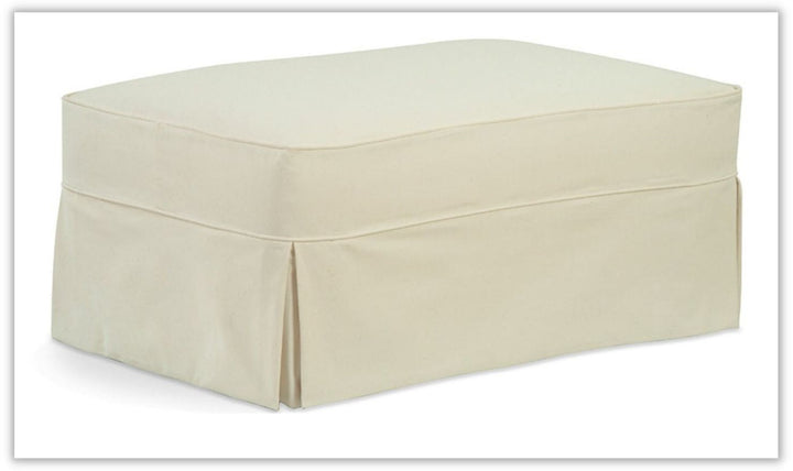 Four Seasons Alyssa Ottoman Slipcover Only