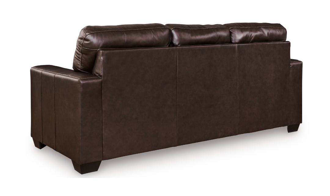 Santorine Tufted Queen Sofa Sleeper in Leather-Jennifer Furniture