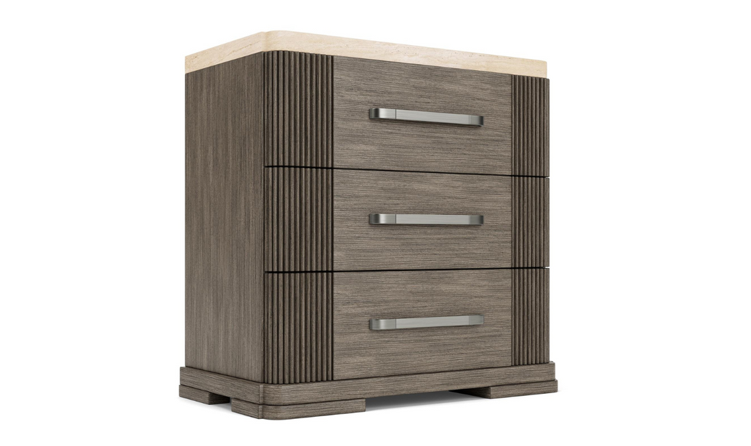 Sariel 3 Drawers Nightstand