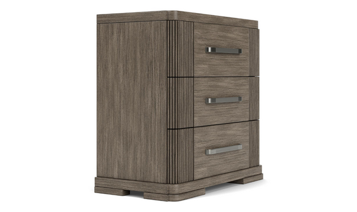 Sariel 3 Drawers Nightstand