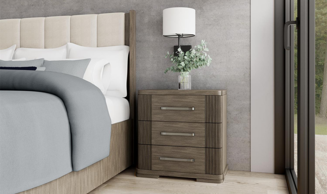 Sariel 3 Drawers Nightstand