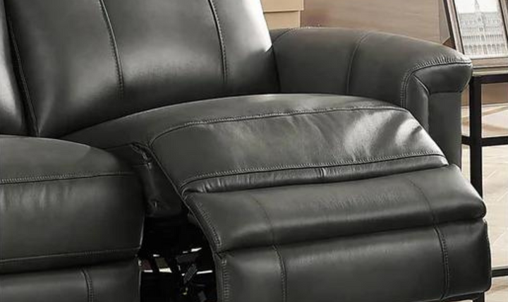 Sherwood Power Headrest Top Grain Leather Zero Gravity Recliner Living Room Set