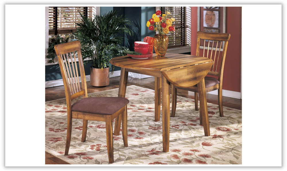 Berringer Wooden Dining Set in Brown