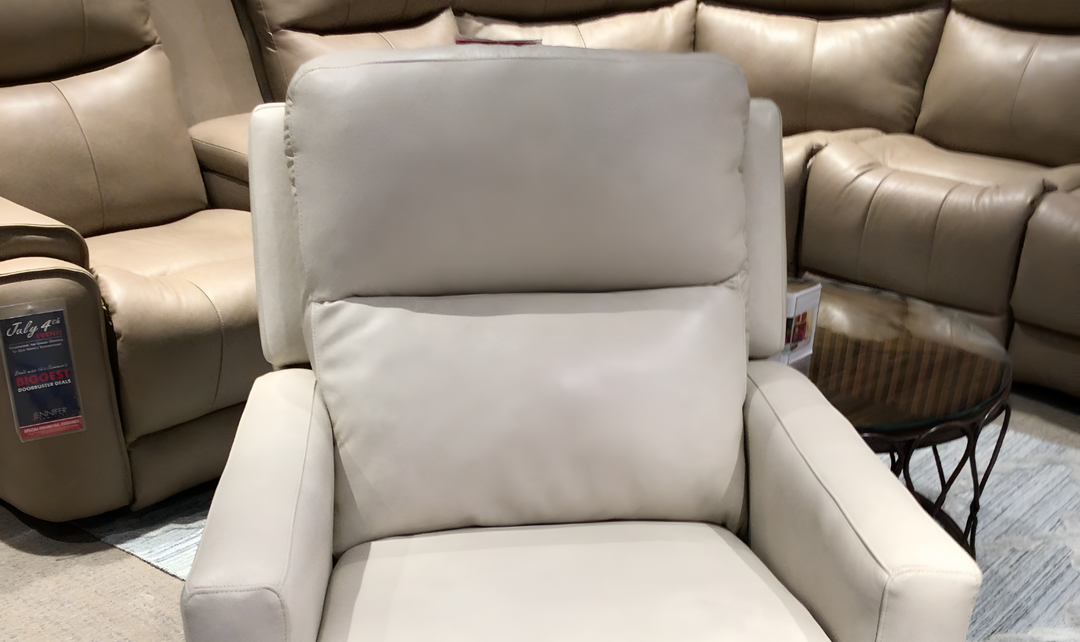 South Hampton manual leather recliner