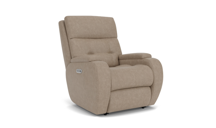 Strait Power Recliner Chair With Power Headrest-jenniferfurniture