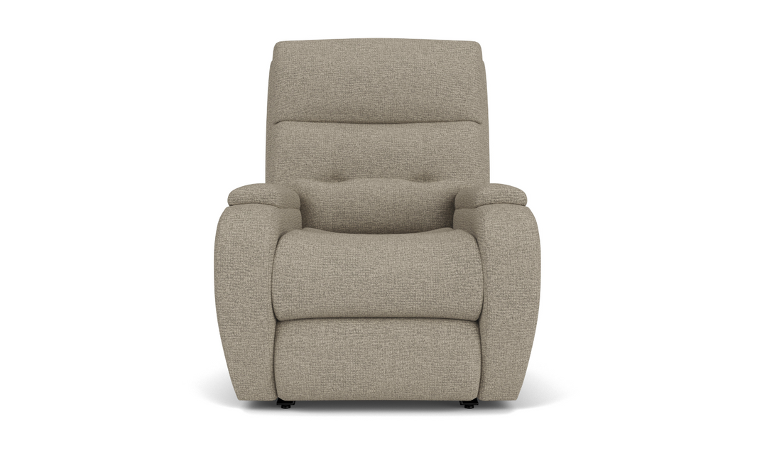 Strait Power Recliner Chair With Power Headrest-jenniferfurniture