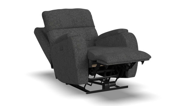 Strait Power Recliner Chair With Power Headrest-jenniferfurniture