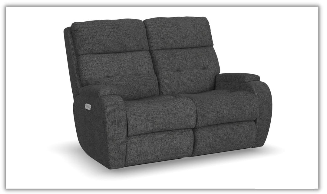 Strait Power Reclining Living Room Set with Power Headrests