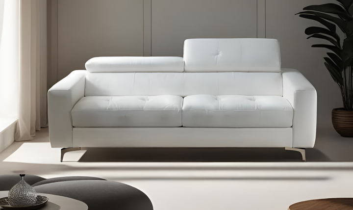 Tevere Italian Leather Queen Sleeper Sofa - Luxury Overnight Collection