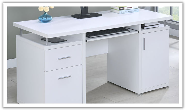 Tracy Office Desk in White