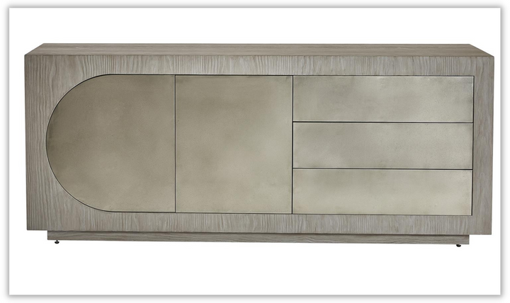 Trianon 2 Doors Wooden Buffet in Gris Finish