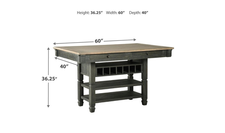 Ashley  Tyler Creek Counter Height Dining Table