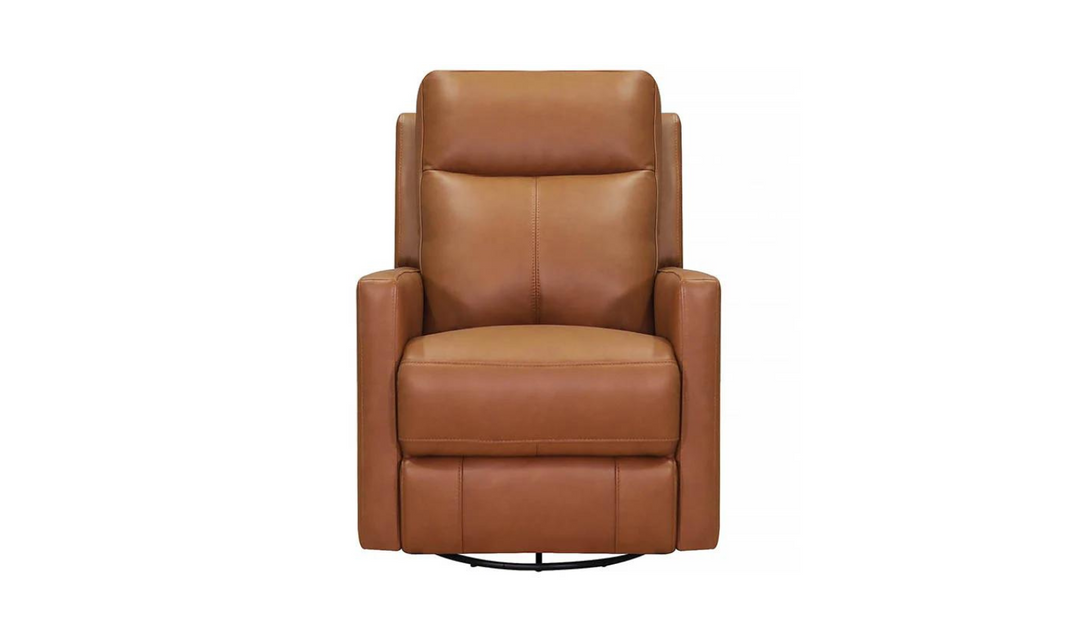 Vienna Manual Swivel Rocker Leather Recliner Chair