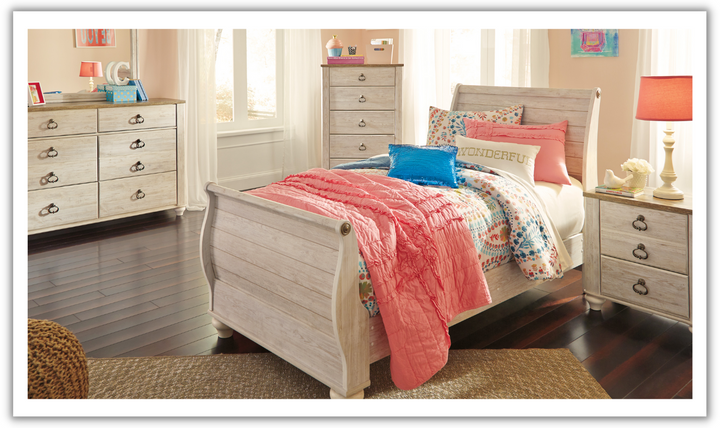 Willowton Panel Bedroom Set-Jennifer Furniture