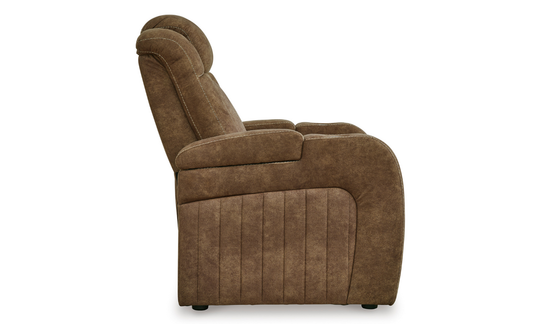 Wolfridge Leather Power Recliner Chair-Jennifer Furniture