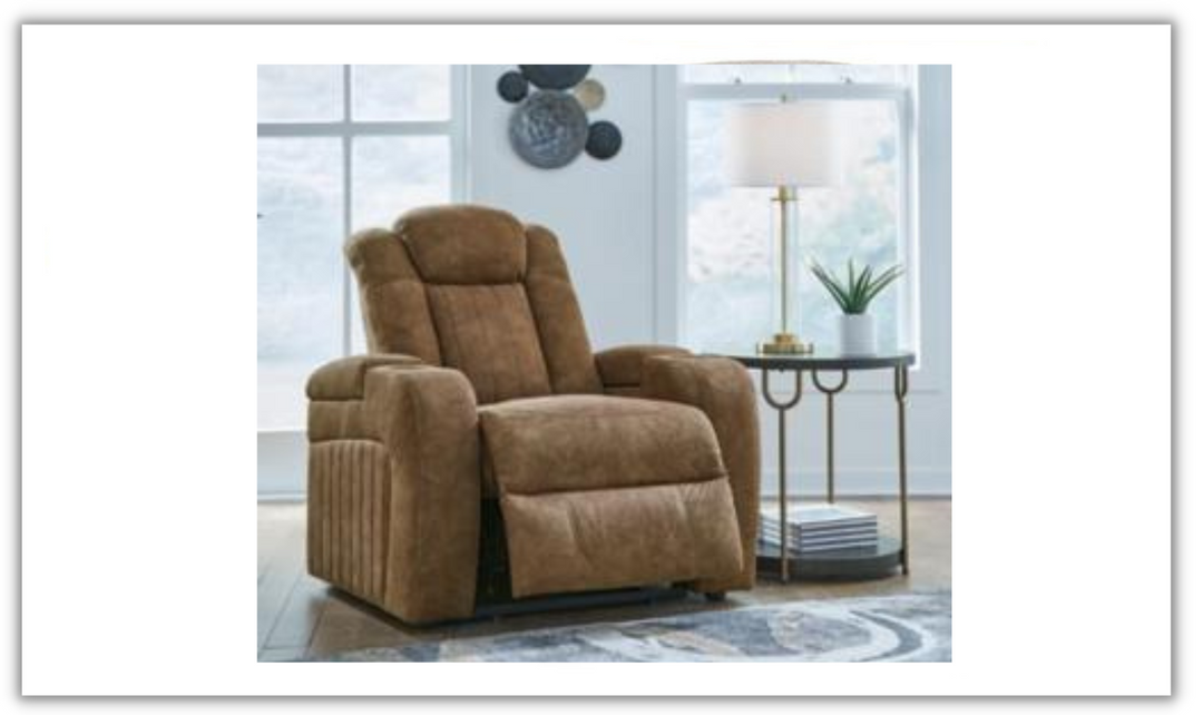 Wolfridge Leather Power Reclining Living Rom Set