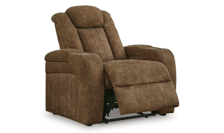 Wolfridge Leather Power Recliner Chair-Jennifer Furniture