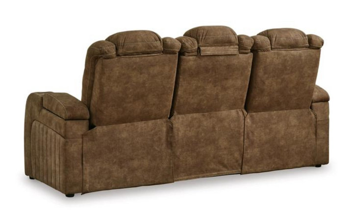 Wolfridge Leather Power Reclining Living Rom Set