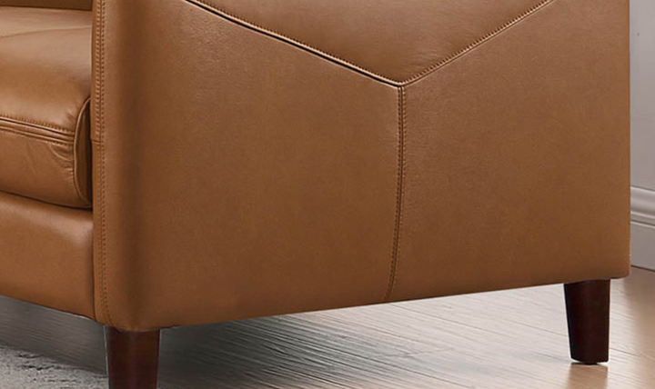 Yorkdale Leather Chair With Track Arms-Jennifer Furniture 