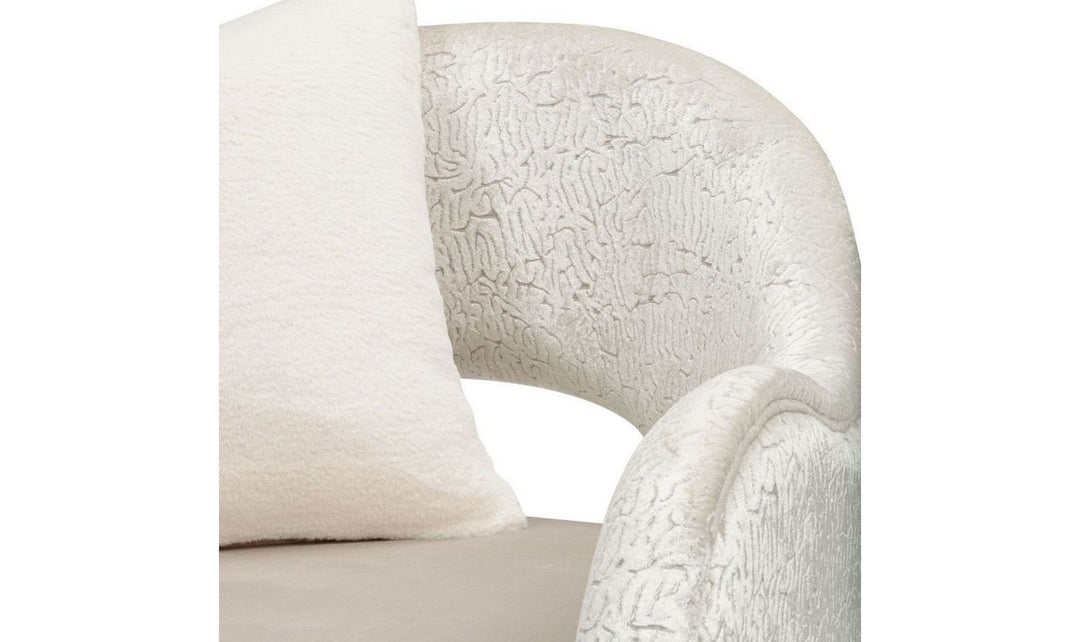 AICO Yvette Accent Chair Porcini