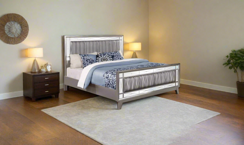 Leighton Panel Bed- Jennifer Furniture