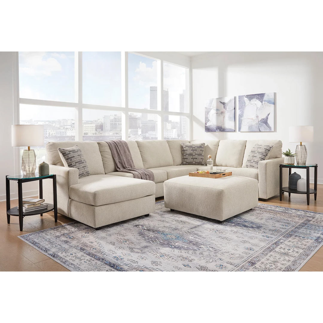 Ashley  Edenfield 3-Piece U-Shape Fabric Sectional with Chaise