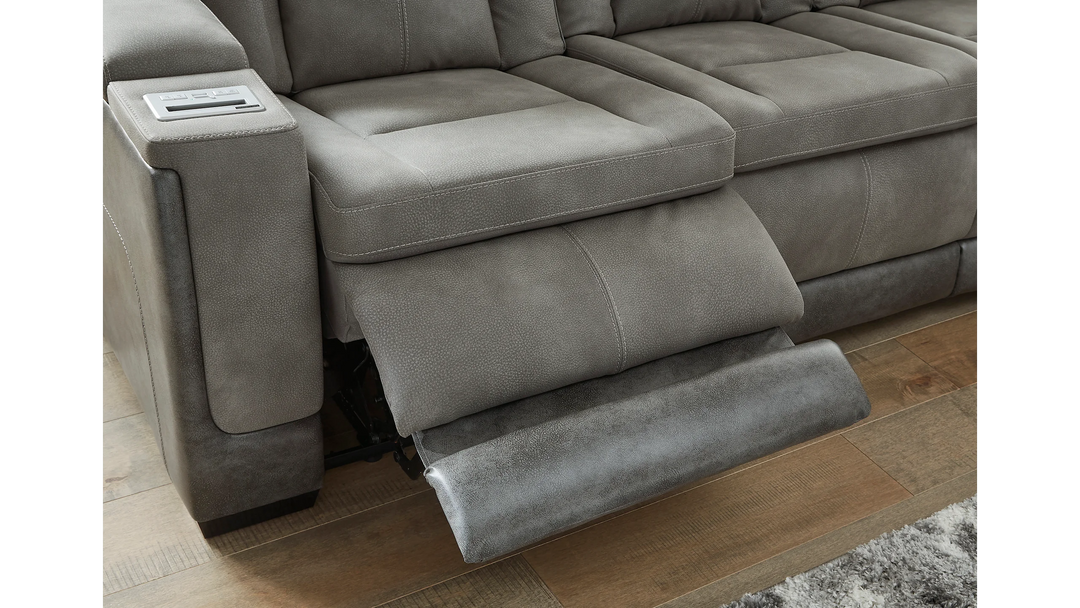 Ashley  Next Gen 3-Seater Leather Power Reclining Sofa