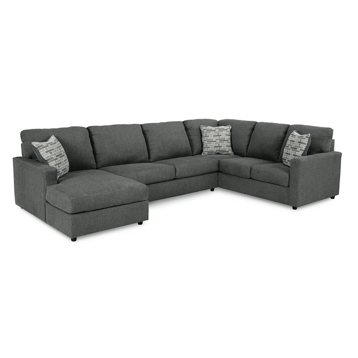 Ashley  Edenfield 3-Piece U-Shape Fabric Sectional with Chaise