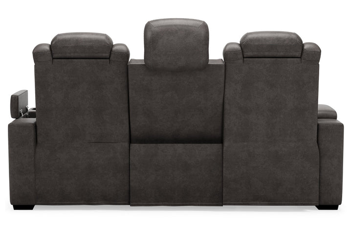 HyllMont Power Reclining Sofa-Sofas-Jennifer Furniture