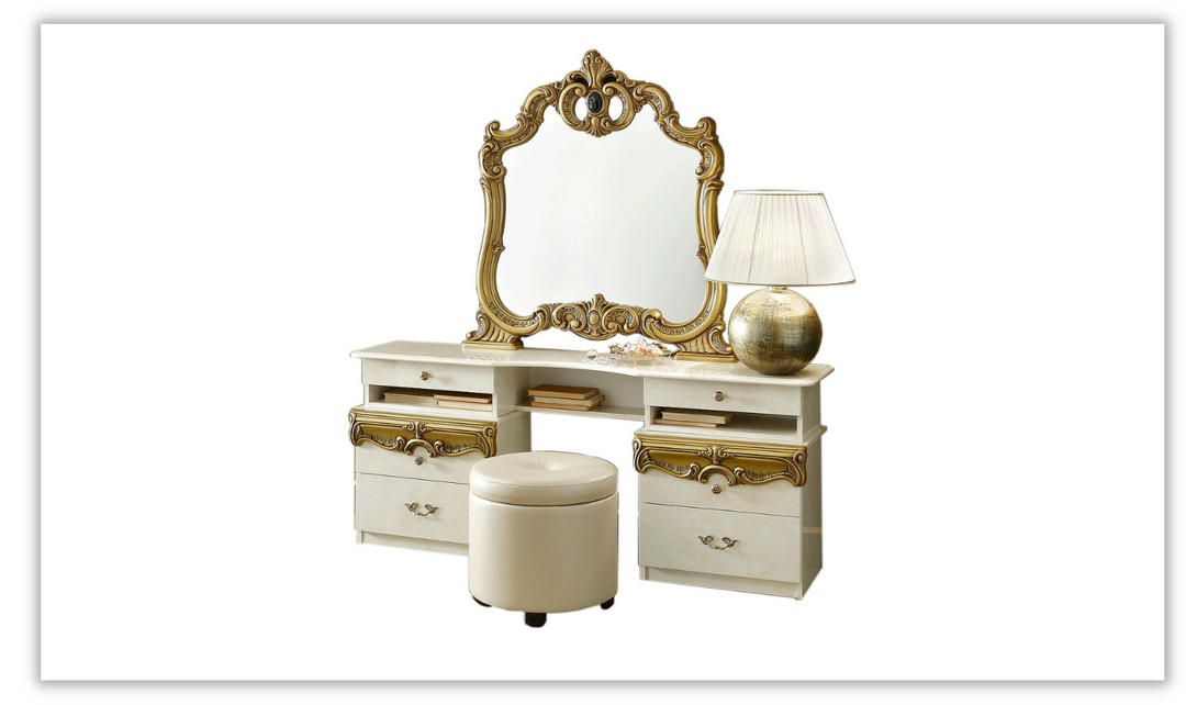 Barocco Vanity Dresser-Dressers-Jennifer Furniture