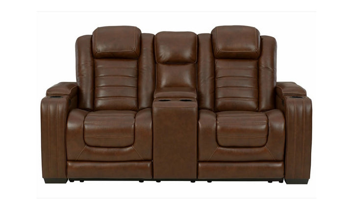 Ashley  Backtrack Leather Power Reclining Living Room Set