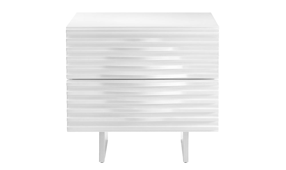 Moon nightstand In white