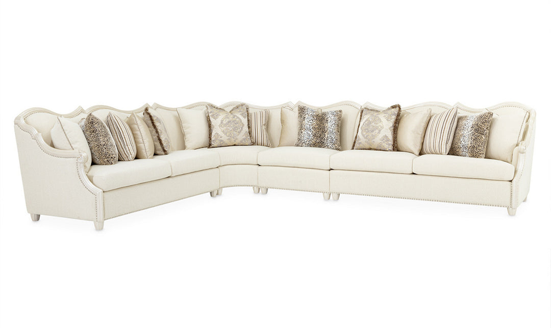 AICO Chamberi 6-Seater L-Shaped Fabric Sectional