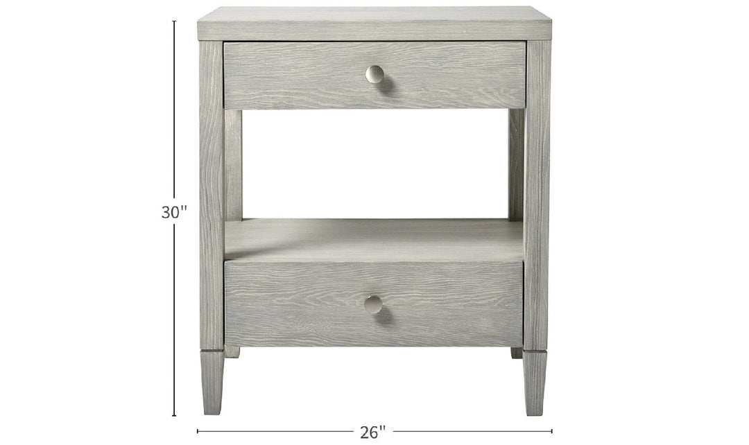 ESCAPE COASTAL LIVING HOME BEDSIDE TABLE-End Tables-Jennifer Furniture