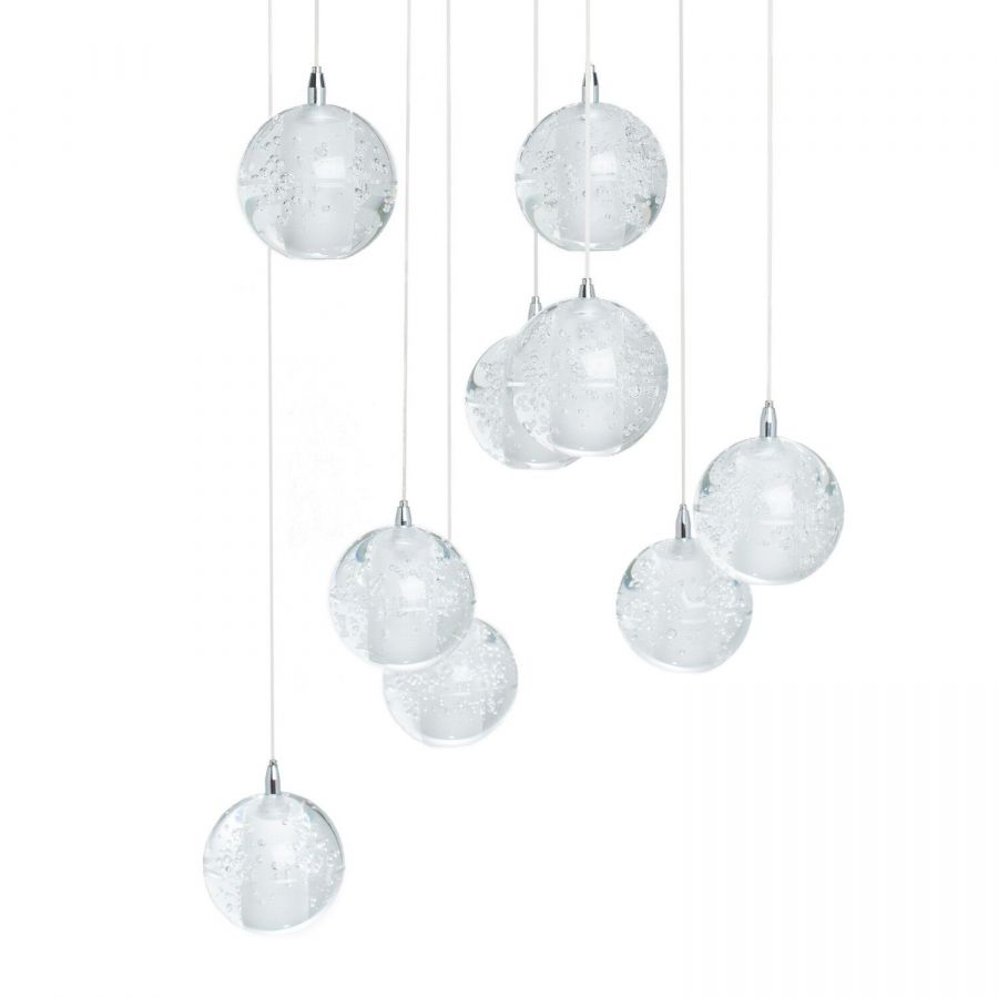 Crystal Spheres Chandelier