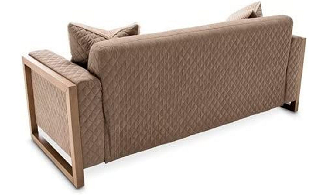 AICO Hudson Ferry 2-Seater Fabric Sofa in Driftwood Finish